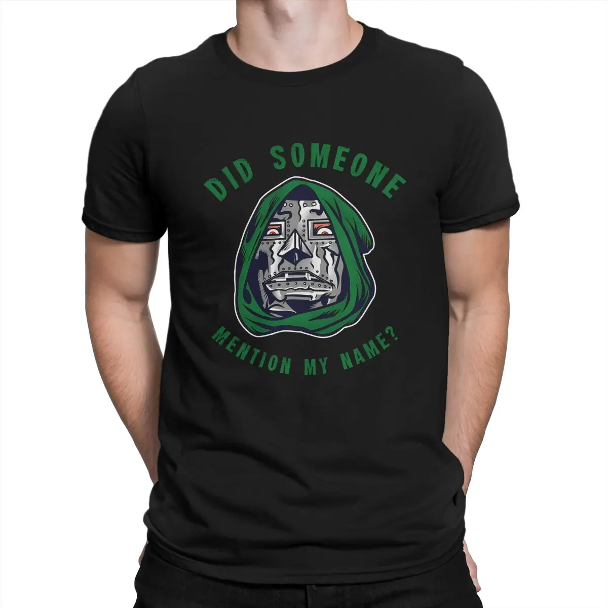 Marvel Doctor Doom Men's TShirt Villain Doctor Doom  For Fans Individuality T Shirt Graphic Sweatshirts New Trend