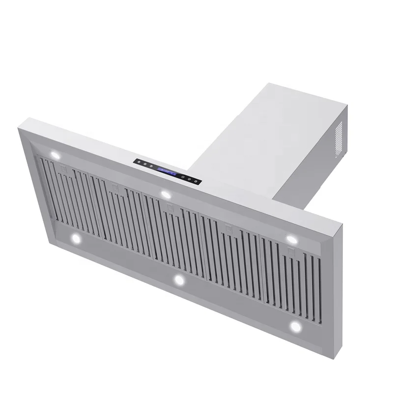 Commercial Grade 120CM BBQ Range Hood Smart 4-Speed for Outdoor Cooking