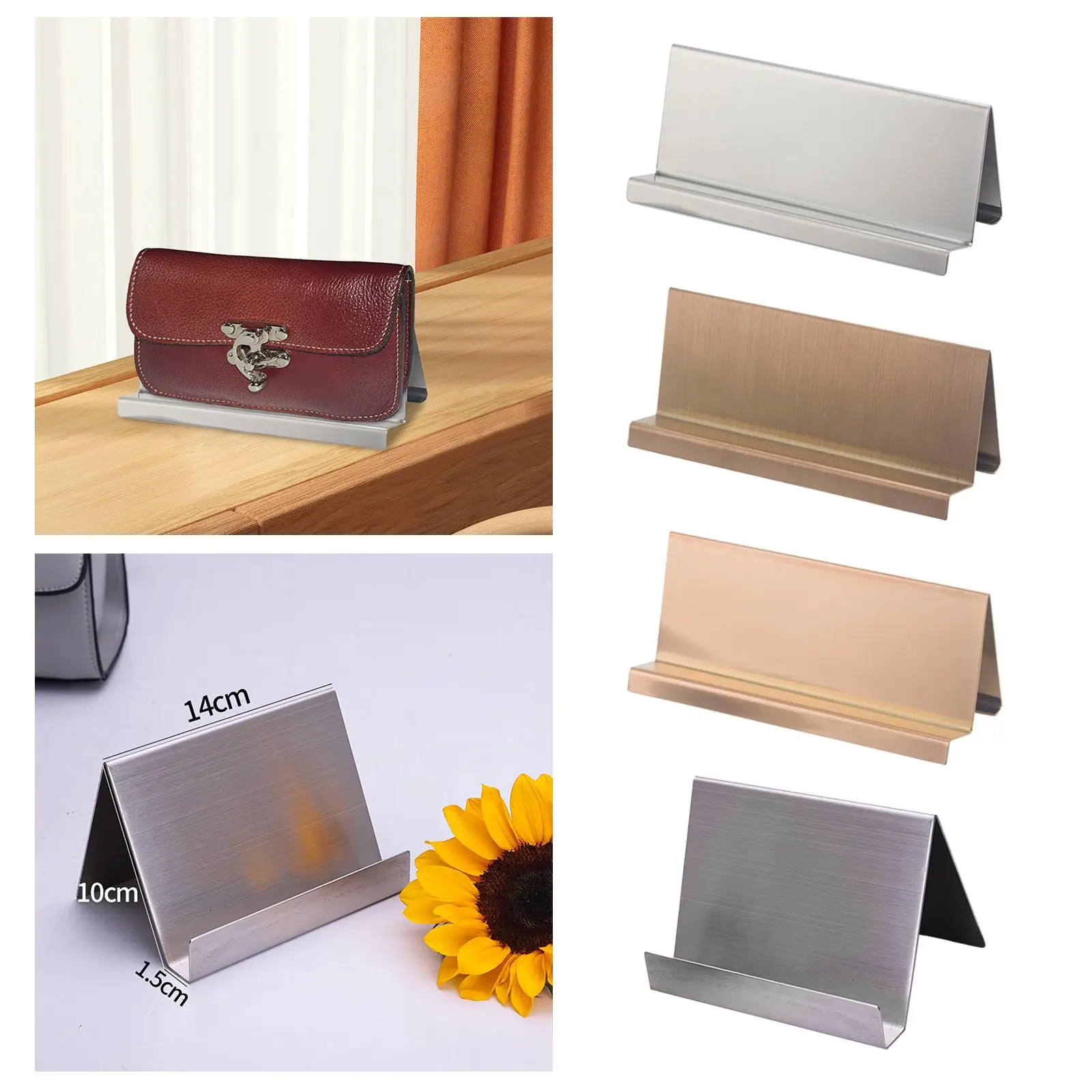 Wallet Display Stand Cosmetic Display Racks for Men Women Home Restaurant