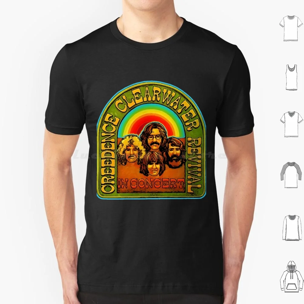 Creedence Clearwater Revival T Shirt Cotton Men Women DIY Print Creedence Clearwater Revival Creedence Ccr Music Revival