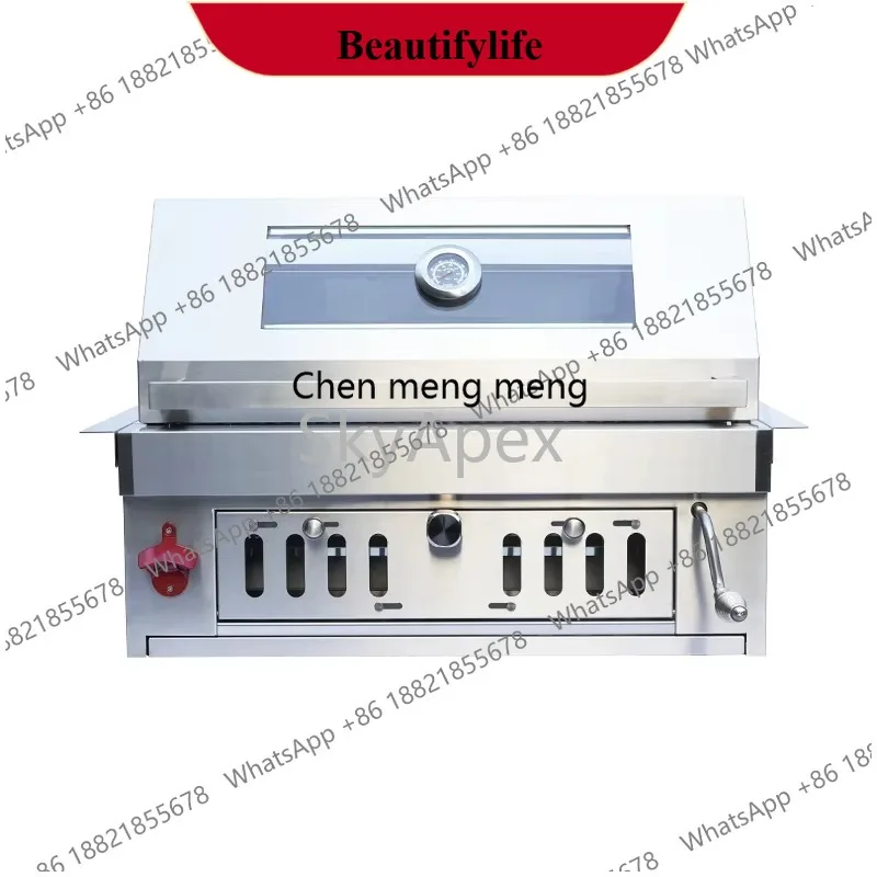 

Новинка! Профессиональный встраиваемый угольный гриль из нержавеющей стали z189 с антипригарной решеткой, устойчивый к ржавчине, для активного отдыха и вечеринок на природе.