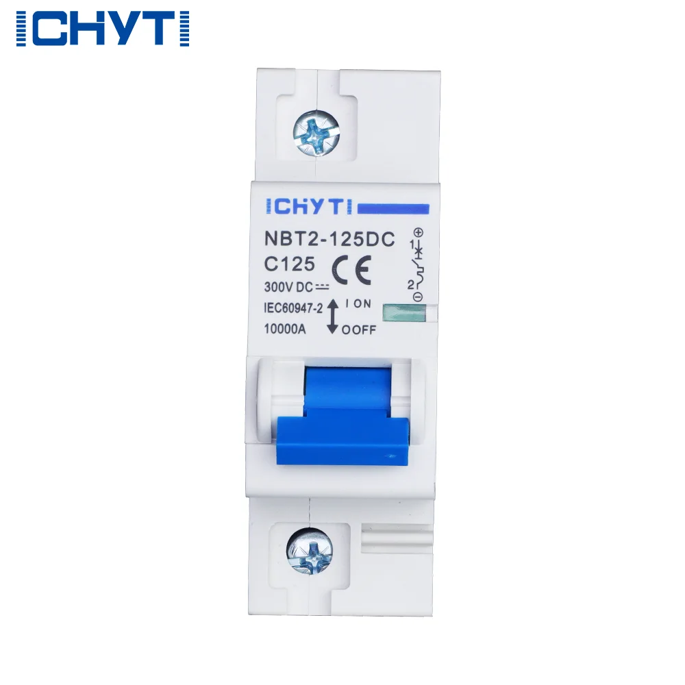 

10PCS 2024 New CHYT Solar Pv Miniature Circuit Breaker Mcb With Lightning For 48v Battery