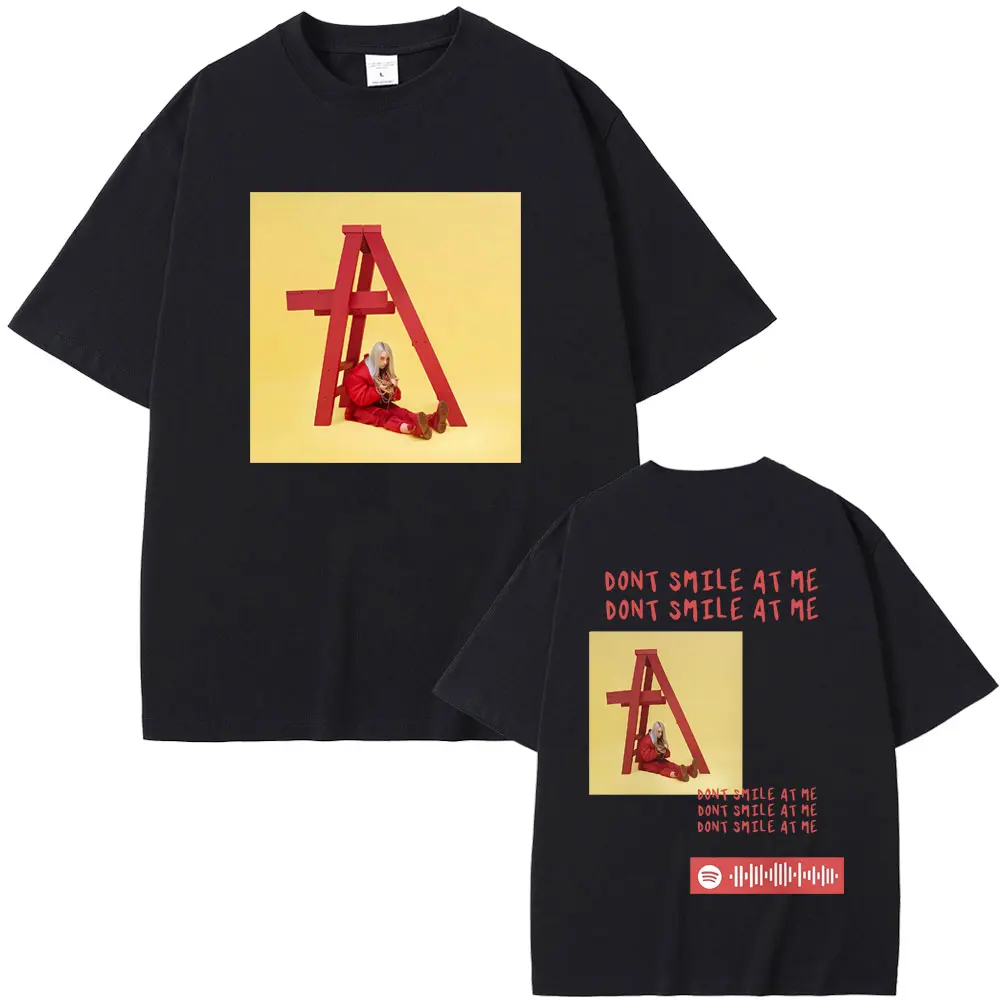 

Dont Smile At Me Music Album Graphic T Shirts Men Women Hip Hop Fashion T-shirts Male Vintage Oversized Tshirt Unisex Streetwear