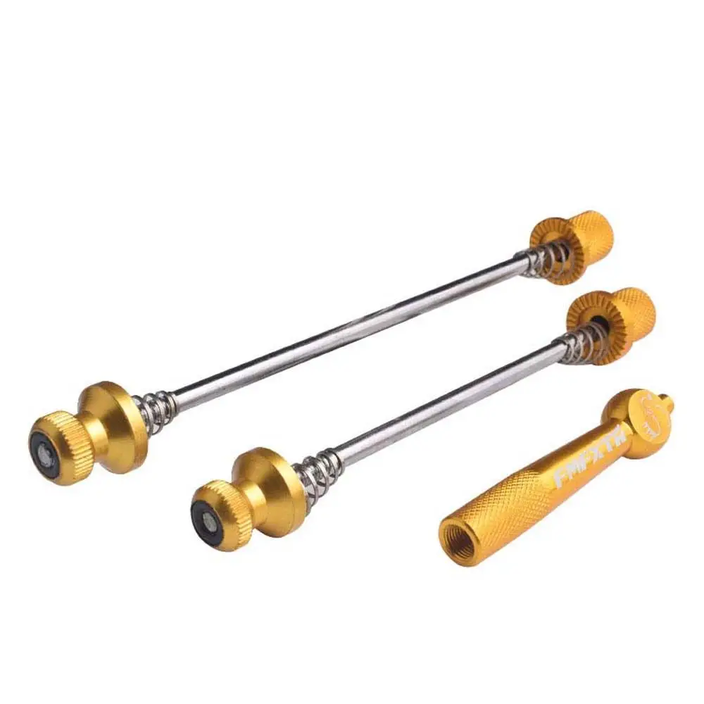 

Anti Theft Locking Security Lever Wrench Front rear spindle Wheel Accessories Hub Quick Release Bicycle Skewers Bike Skewers