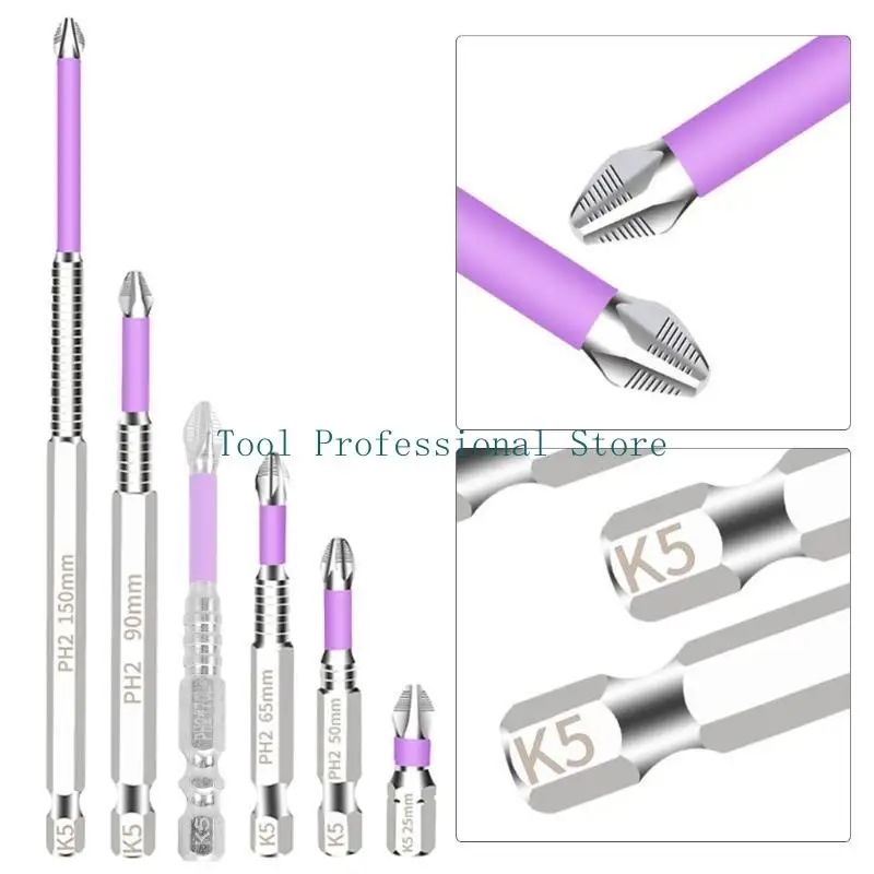 

57QF Comprehensive Crosshead Bit Set, with Strong Magnetism Screw Fastening