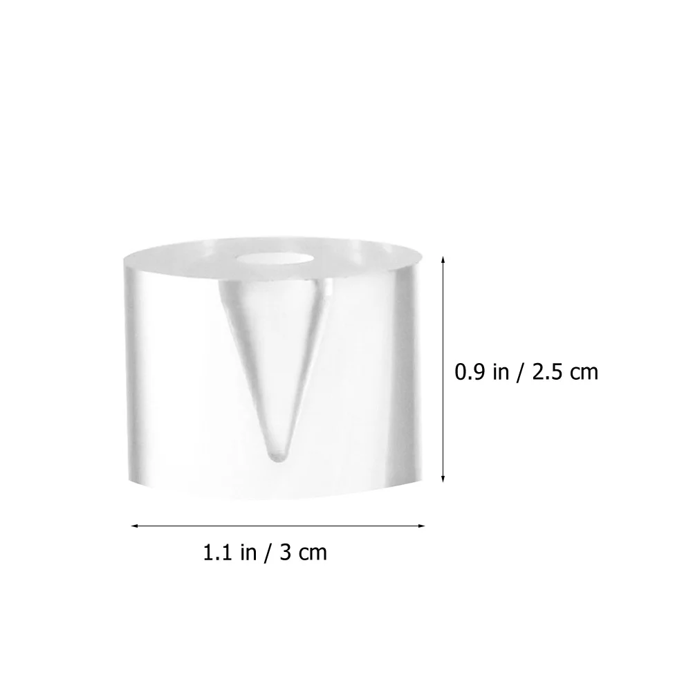 حامل مخروطي للآيس كريم من الأكريليك بفتحة واحدة لمخاريط الآيس كريم السوشي لفة يدوية عرض دعامة مخروطية أكريليك للحفلات