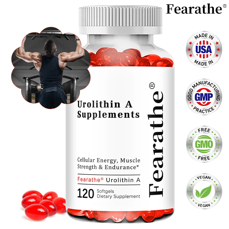 Fearathe Urolithin A Supplement 5000 Mg - Supports Cellular Energy, Muscle Strength and Endurance, and Aids Nutrient Absorption