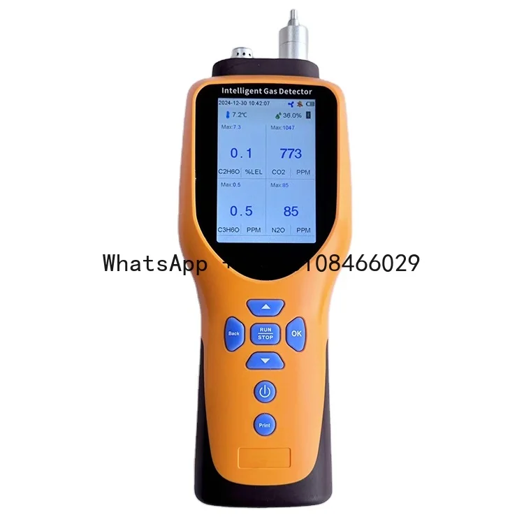 Nkyf Portable 4 In 1 Multi Gas Detector Ammonia Co Nh3 Flue Gas Multi Analyzer Gas Detector For Measuring Flue Gases