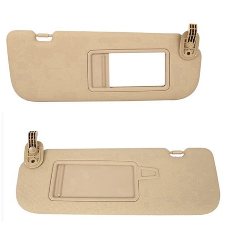 Super Sale Gray Beige Sun Visor with Make-Up Mirror 852103X000TX 852203X000TX for Hyundai Elantra MD 2011 - 2015