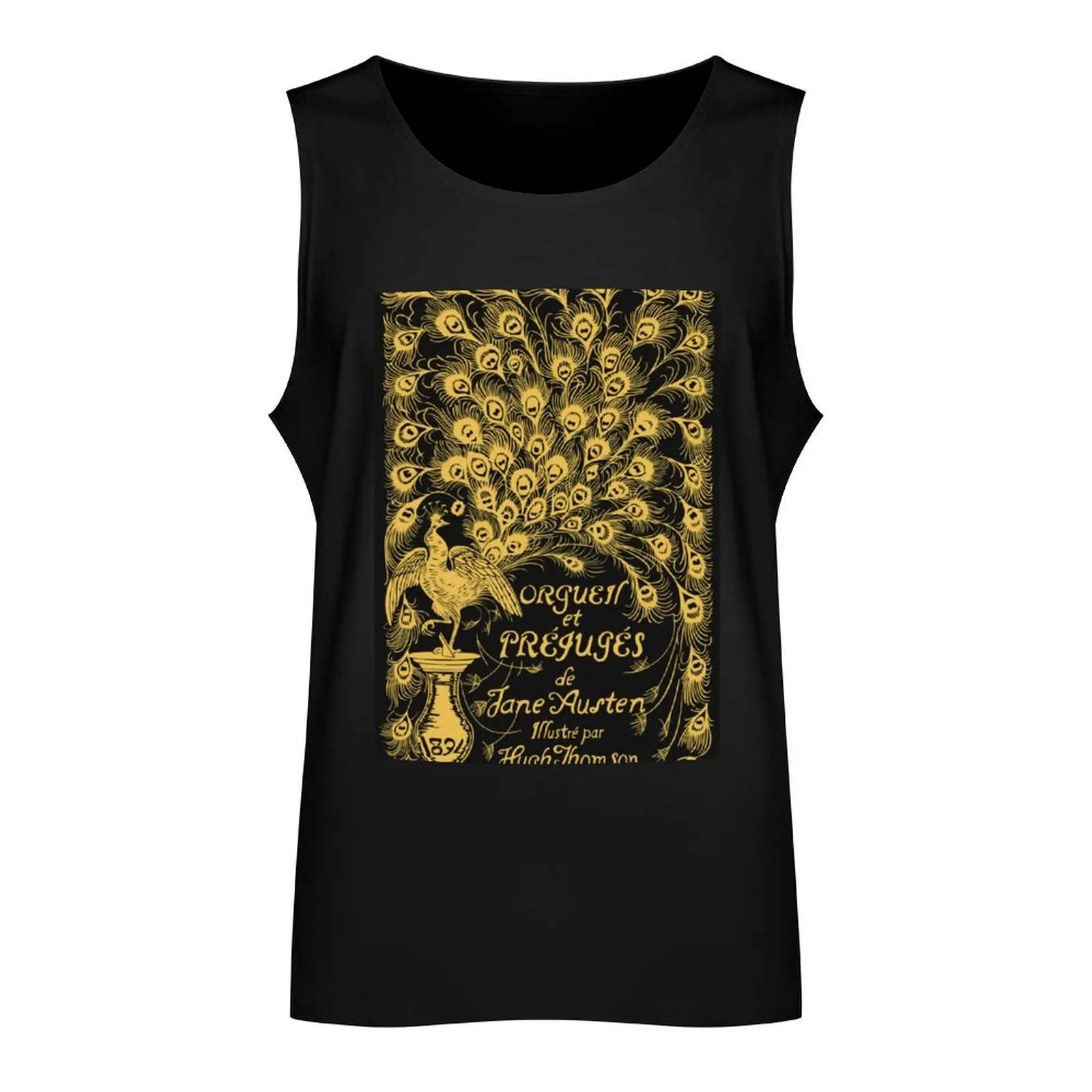 Orgueil et Préjugés (Pride and Prejudice French cover) Tank Top Gym man gym accessories men Male clothes