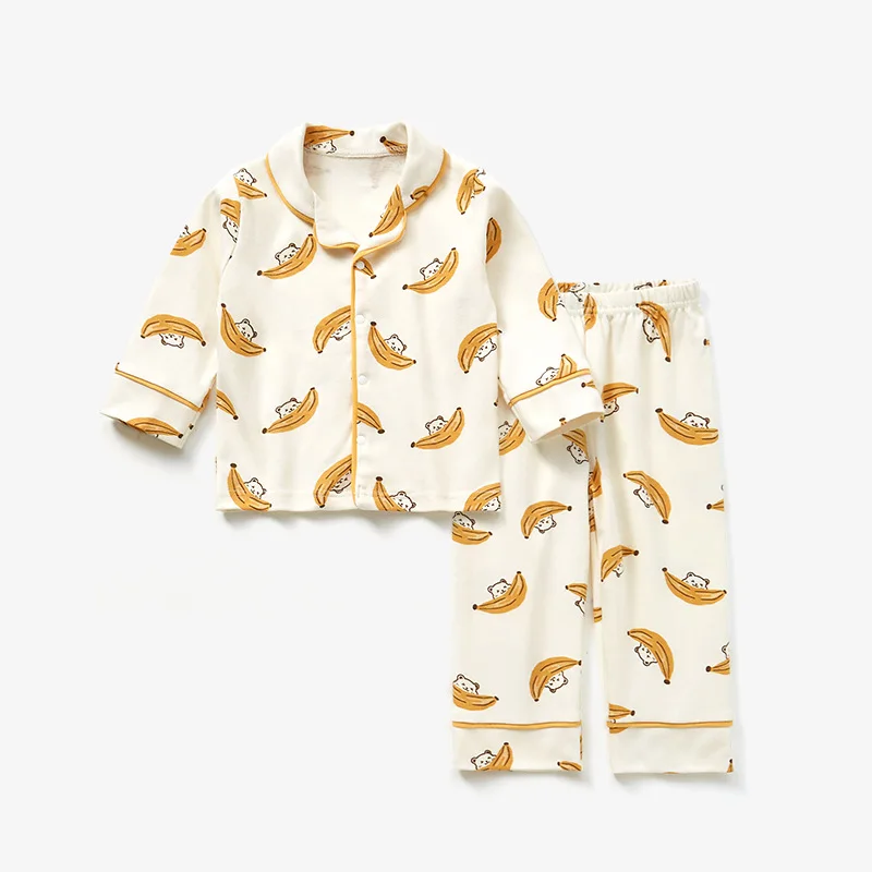 الأولاد الفتيات منامة الأطفال الدعاوى ملابس الطفل Homewear وتتسابق قميص بلايز + السراويل 2PC