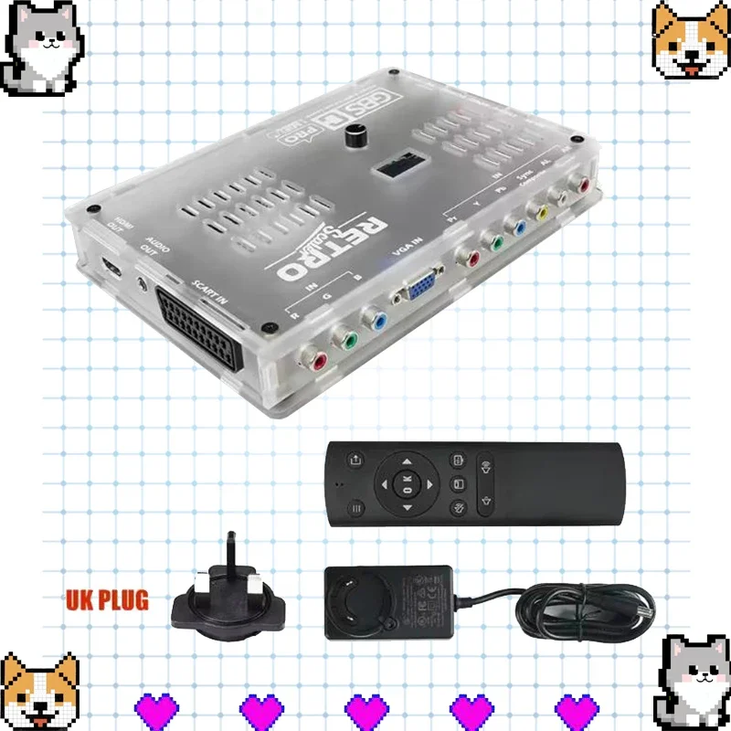 GBSC Pro GBS Control Scart RGBS YPbPr VGA Composite(AV) SV to HDMI