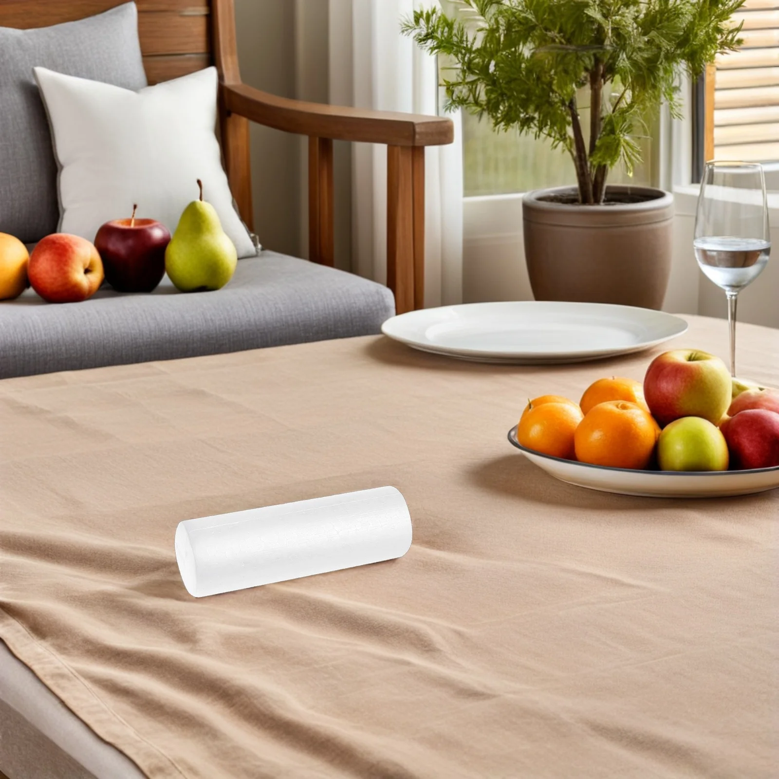 

12Pcs Foam Cylinders White Polystyrene Rods for DIY Christmas Decorations Crafts Art Supplies Polystyrene Cylinder