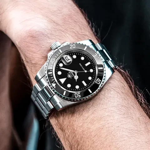 ADDIESDIVE Rostfritt Stålklocka Herrklocka Europeisk och Amerikansk Affärsfritids Quartzklocka Vattentät Utomhussportklocka 8 best sales klocka i rostfritt stål med baksida, vattentålig - №6