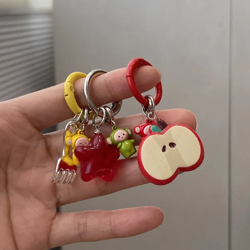 

Брелок-игрушка Телепузики: милая анимационная кукла, аксессуар для рюкзака, подарок на день рождения для детей