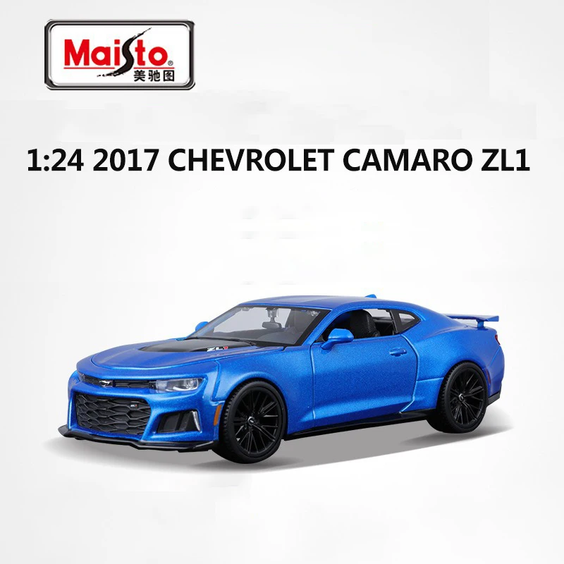 Maisto 1:24 Chevrolet Camaro ZL1 2017 Alloy Car Model Diecasts & Toy Vehicles Collect Car Toy Boy Birthday gifts