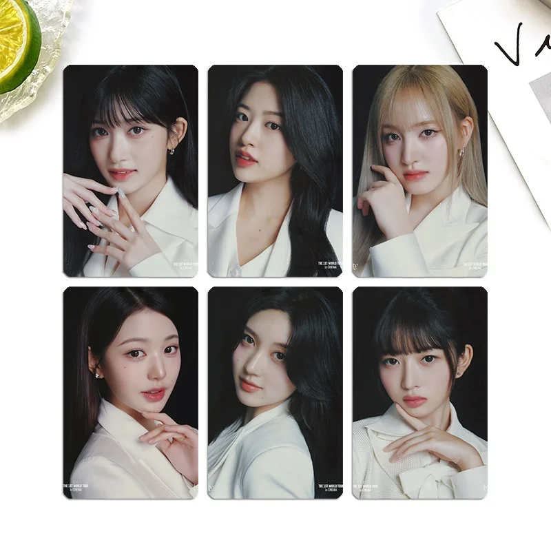 KPOP Wonyoung Yujin Leeseo Gaeul LIZ REI HD Photocards 6Pcs/Set Pop-up Store LOMO Cards Double Sides Postcard Fans Collection