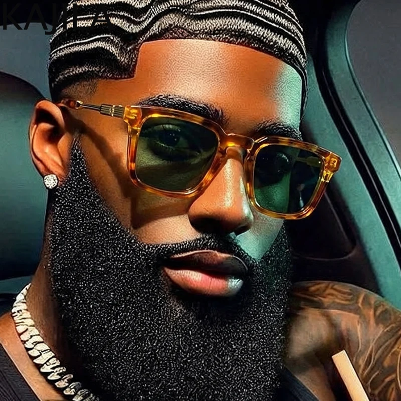 

Polarized Retro Square Steampunk Sunglasses Men 2025 Luxury Brand Classic Driving Punk Sun Glasses For Male Travelling Shades