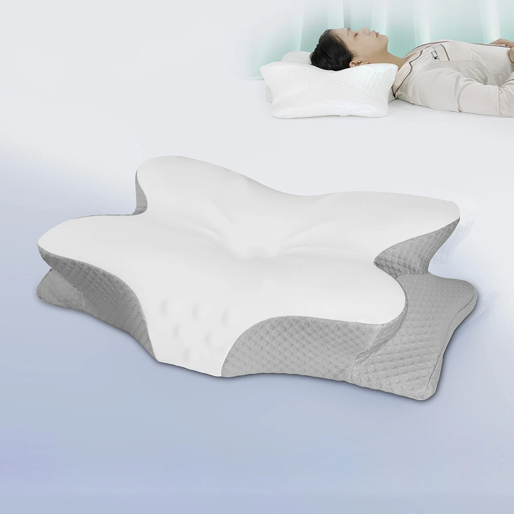 

Sleeping Support Pillows Odorless Contour Neck Pain Memory Foam Pillow