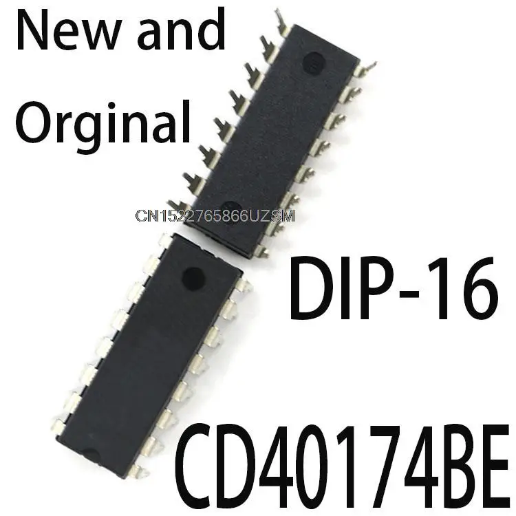 10PCS New and Original DIP16 CD40174BCN DIP-16 CD40174 HEF40174BP CD40174BE