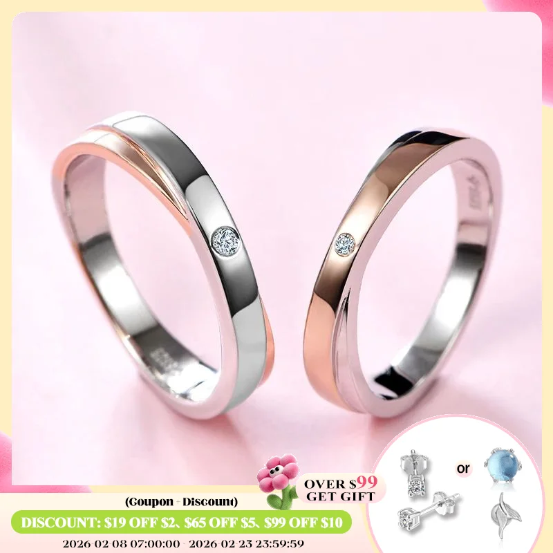 

Новинка 2022 года, кольцо для пары с муассанитом для женщин и мужчин, подарок на день рождения, ювелирные изделия из серебра 925 пробы, обручальные кольца, слинг из стерлингового серебра 925 пробы, подарок для девочек