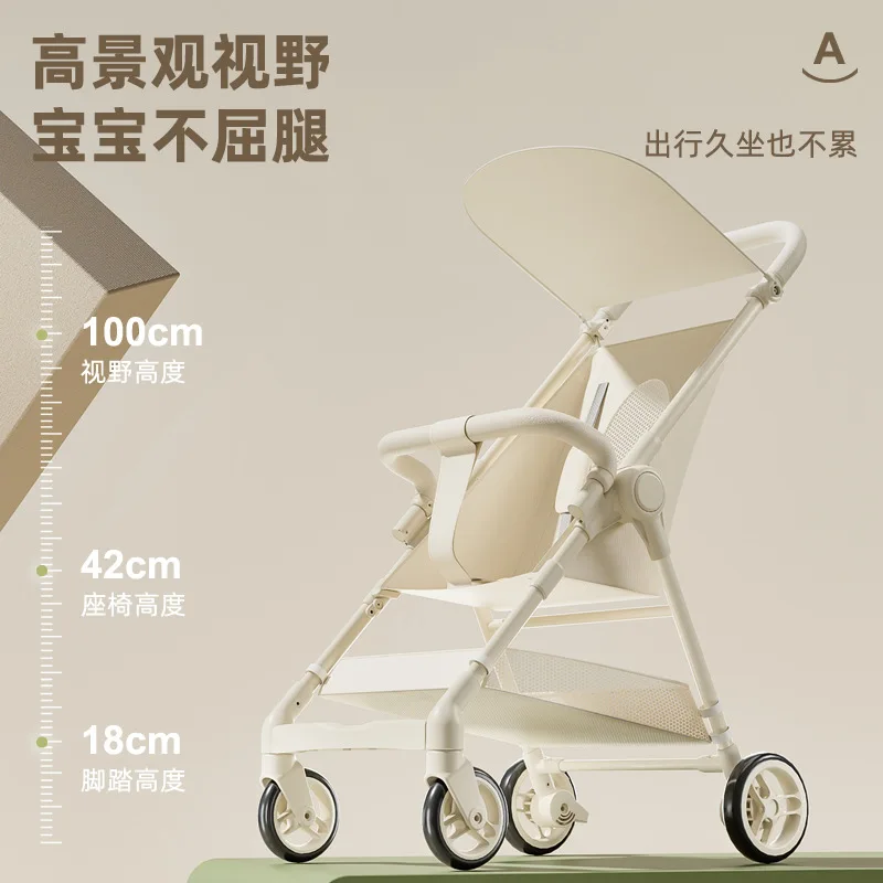 Pocket Cart Baby Walking Tool Lichtgewicht Opvouwbaar Geschikt voor kinderen Reizen Boarding Compact voor baby's