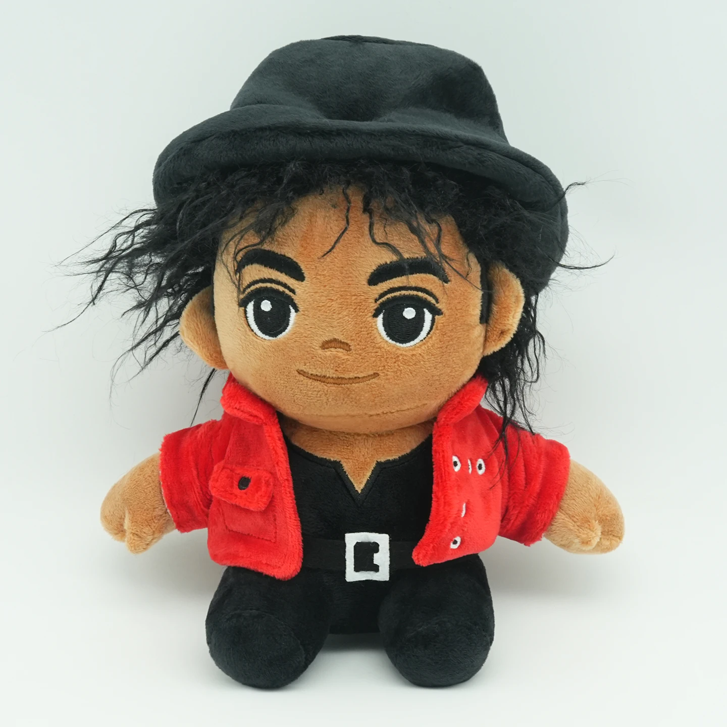 New Jackson Plush Doll Cartoon Michael Stuffed Toys Singer Star Red Suits Plushy Printed Plush Doll Birthday Gifts