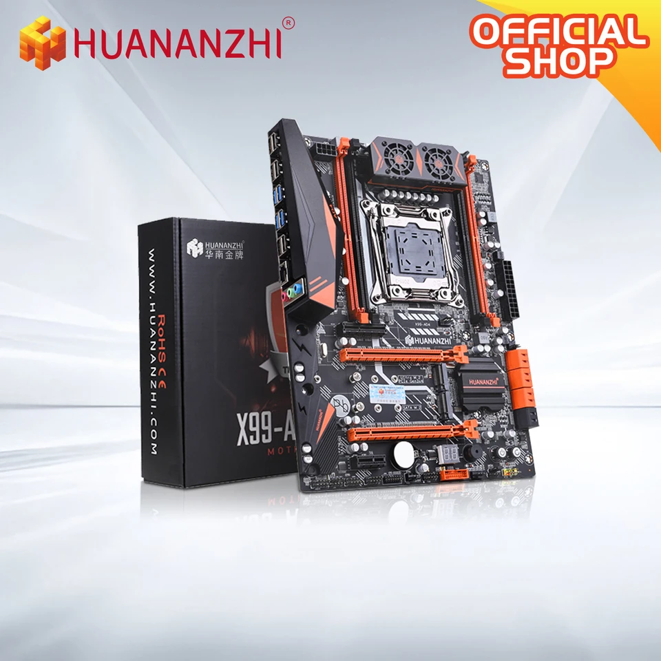 Placa-mãe HUANANZHI X99, AD4 LGA 2011-3, suporta Intel E5, 2640
