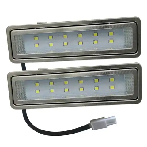 2-Piece DC 12V 230V Kitchen Light Bulb 1.5W 120mm Smoke Fan Lighting Range Hood Light Lamp 20W Halogen Bulb Equivalent