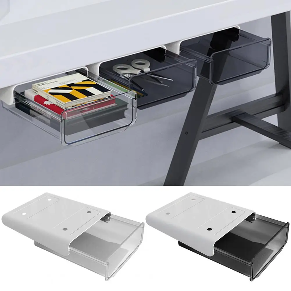 Drawer Organizer Slide Buckle Design Easy Access Convenient Secure Storage Invisible Small Drawer Storage Boxes