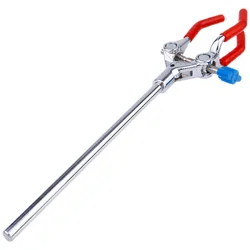 Clamps for Flasks Three-claw Clip Adjustable Steel Metal Stainless Lab Stand Tube