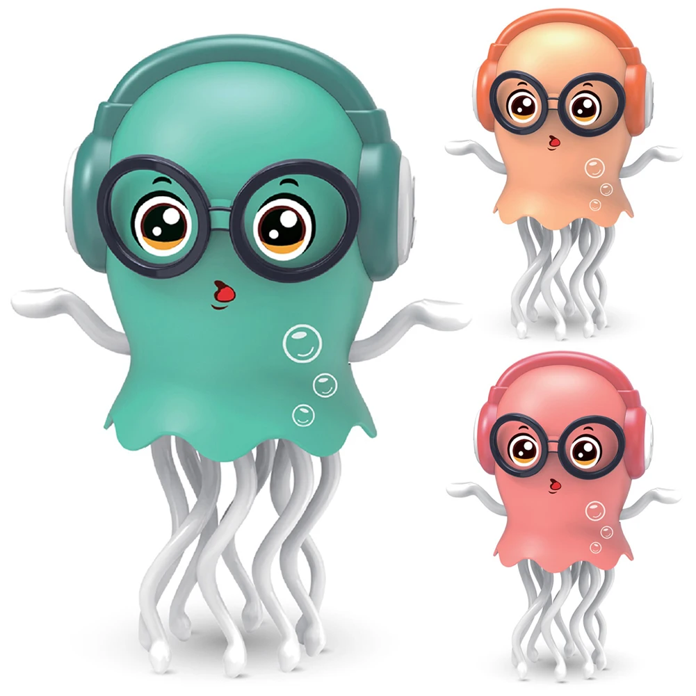 Jouet de calmar électrique pour bébé, évitement automatique des obstacles, jouet de calmar dansant rampant, soulagement du Stress, cadeau pour enfants en bas âge, jeu d'intérieur