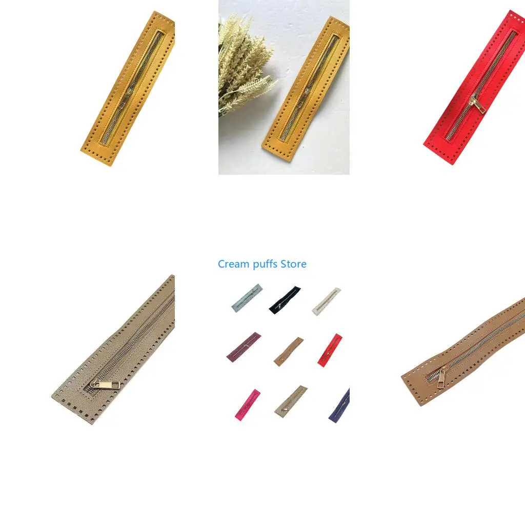 50LE 27cm Reversible Pull Zipper For Bags Luggage Accessories Tear Resistant PU Material Easy install Replacement Process