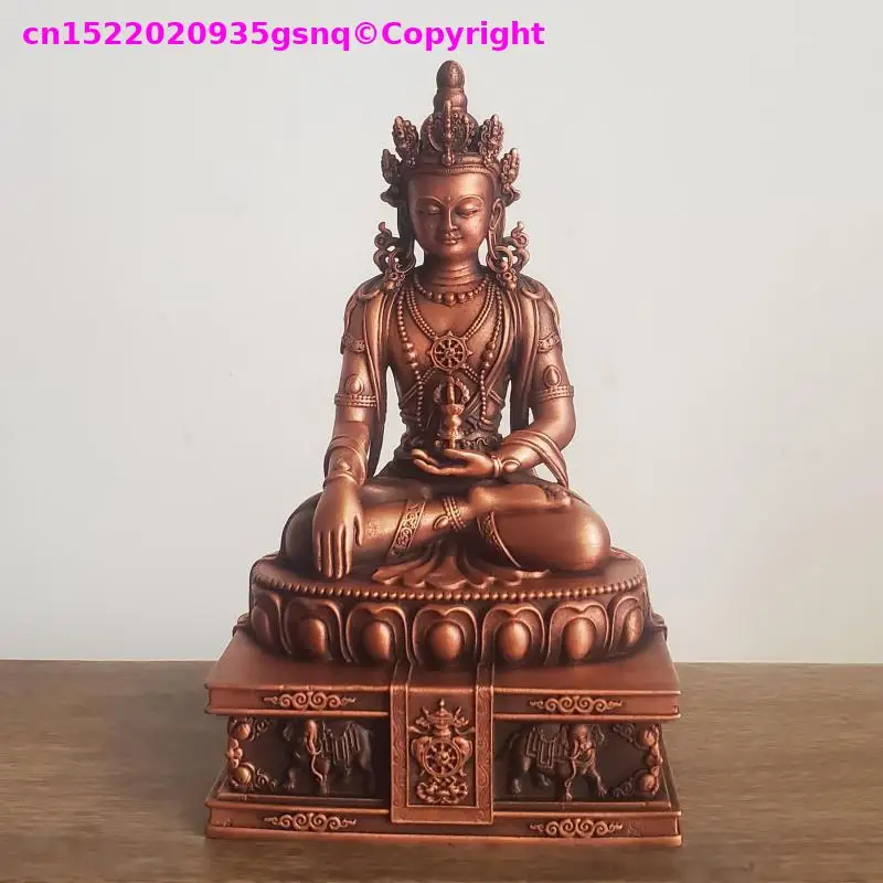 

Special offer Exquisite Aksobhy Mitukpa buddha statue Vajra buddha copper vairocana Buddhist altar family worship offering 10cm