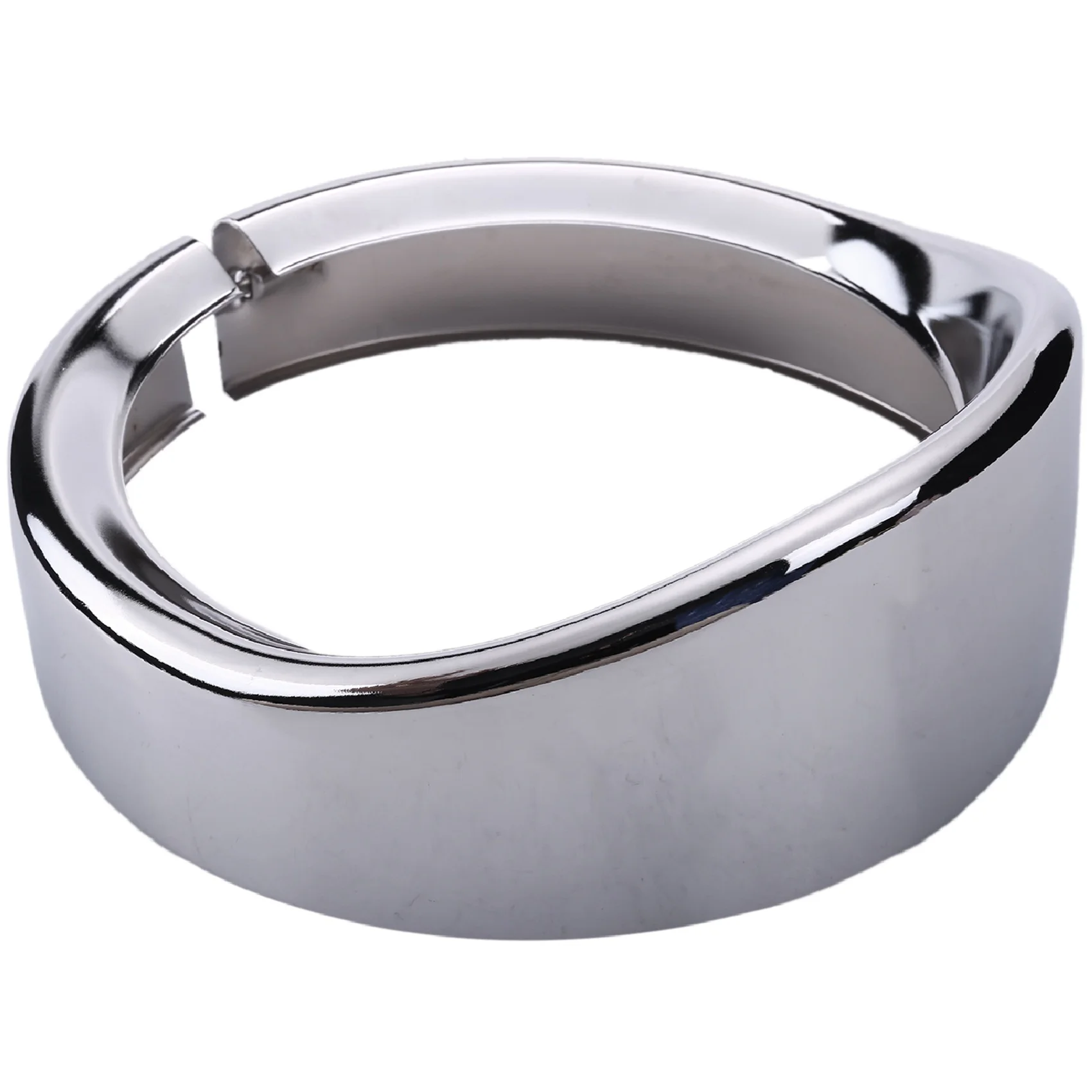 Durable-1Pcs 7 Inch Headlight Trim Ring Head Light Lamp Visor Motorcycle Headlight Chrome Decorate Compatible For Touring