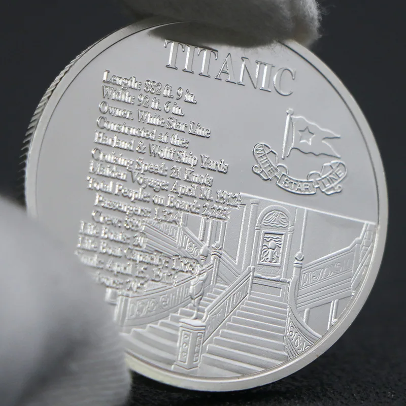 Titanic Coin The Ship Magnificent Titanic Tragedy Souvenir Coins Colletion