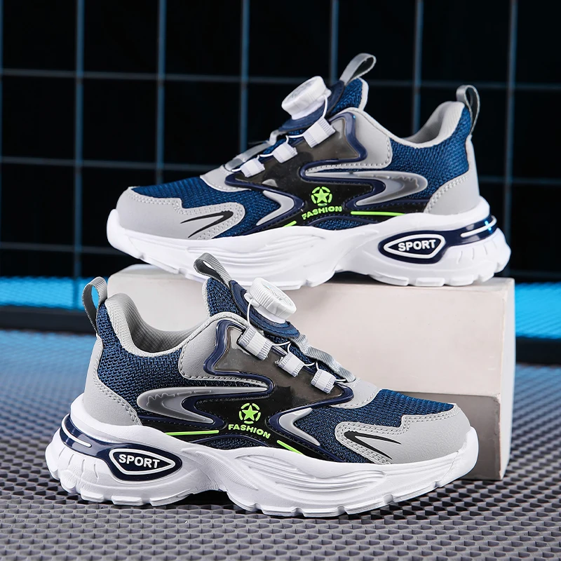

New Design Boy Sneaker Children Shoes Summer Lightweight Breathable Kids School Running Sports Shoes Boy Sneaker 4 To 12 Years