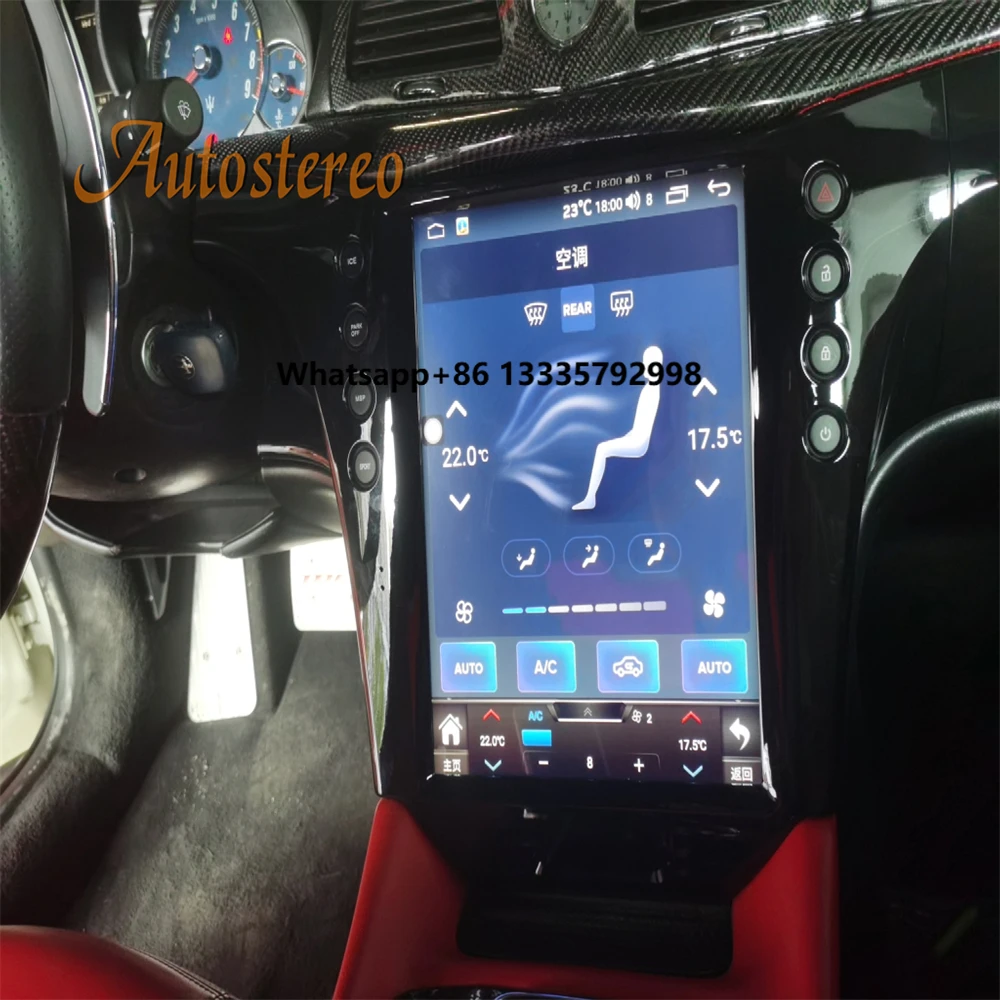 

Android 12 Tesla Screen for Maserati GT/GC GranTurismo Panio Black Carbon Fiber Multimedia Player Car GPS Navigation Head Unit