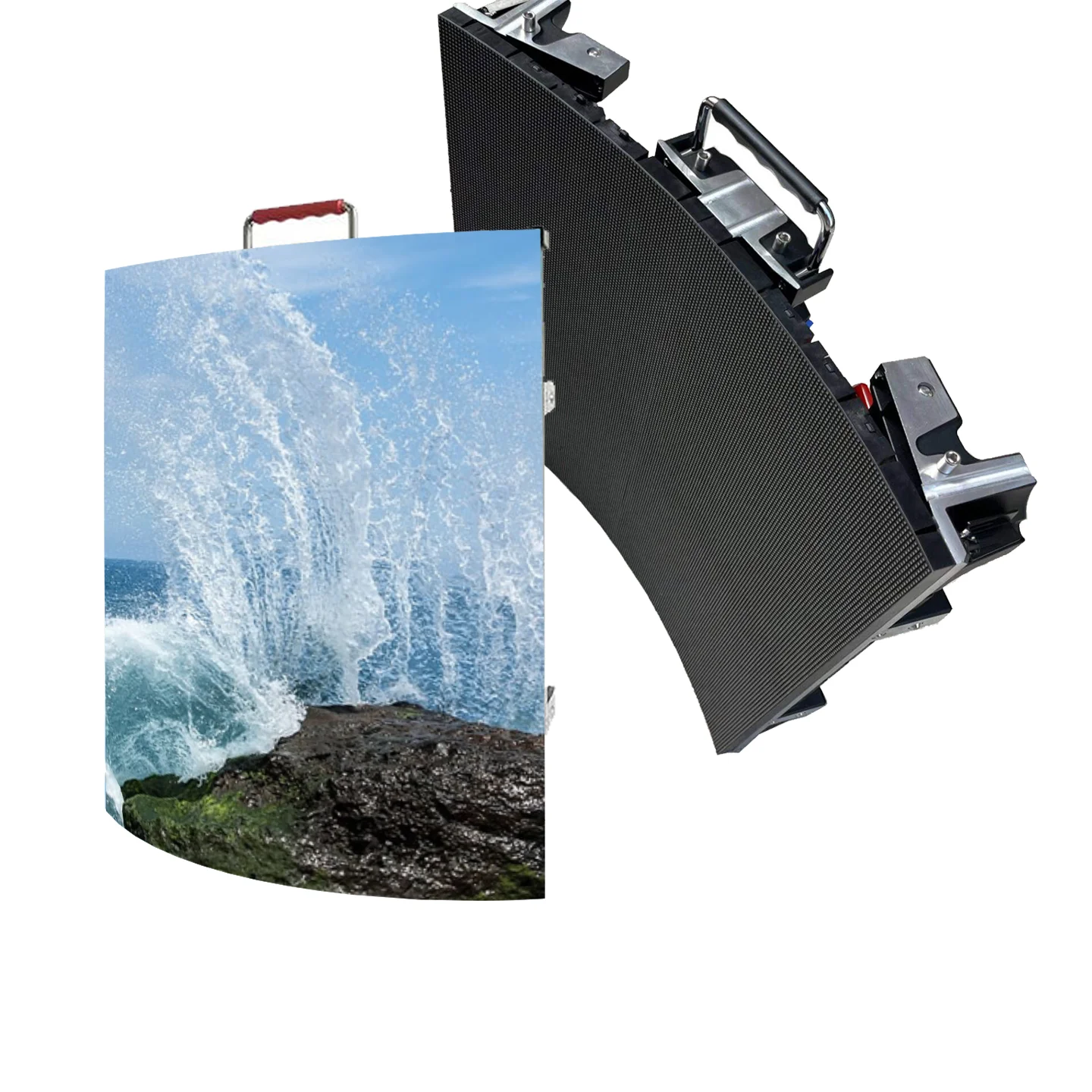 Customizable 2025 Factory Wholesale Curved P2.9 Outdoor Flexible Rental Led Display Circle Curve LED Panel Wall High Definition