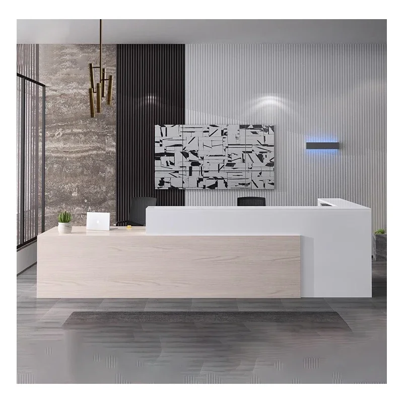

-Beauty Reception Desk Barber Shop Spa Hair Nail Salon Gym