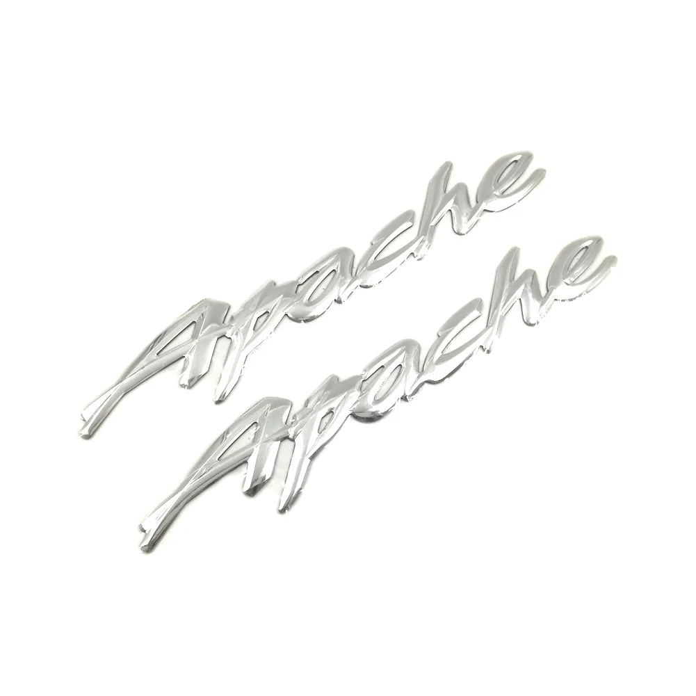 23.5 سنتيمتر رائجة البيع ل TVS أباتشي دراجة نارية ثلاثية الأبعاد الشارات ملصق شعار شارة دراجة نارية اكسسوارات ملصقات مقاومة للخدش #4