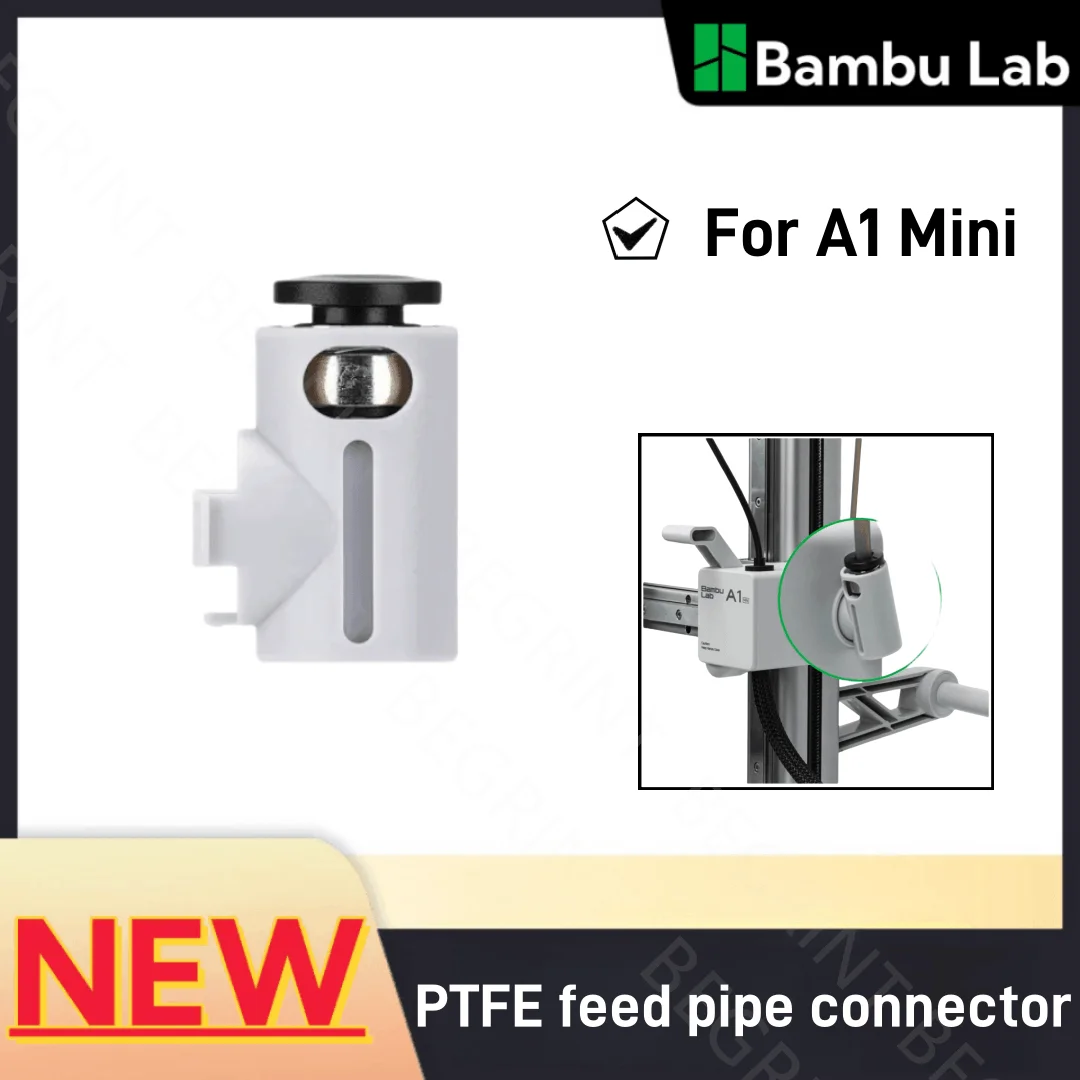 Bambu Lab 3D printer A1 mini PTFE feed pipe connector 3D printer Accessory For A1 mini Update Parts