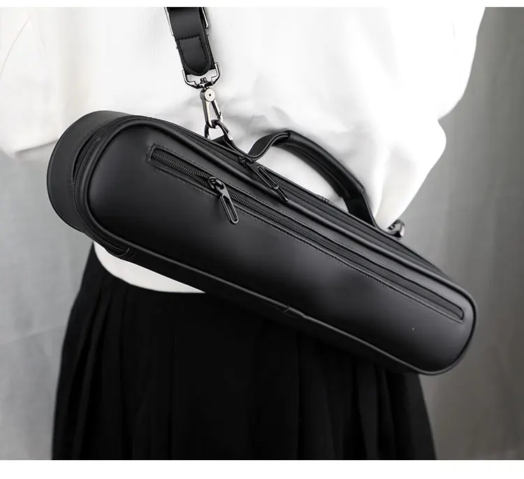 Drop-Resistant and Pressure-Resistant Instrument Accessories Instrument Storage Case Compatible  16/17 Holes Luxury Flute Bag