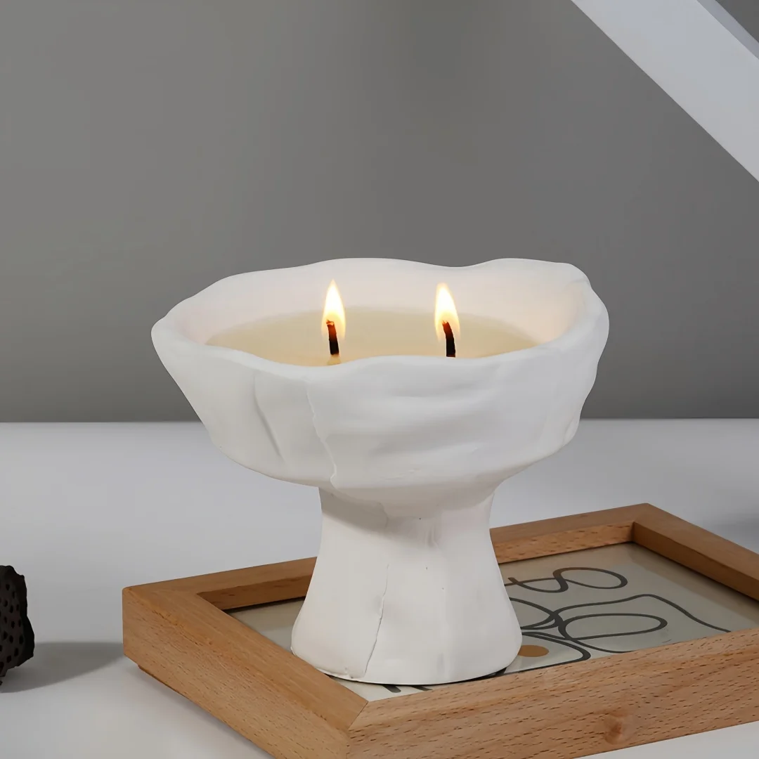 

Goblet Candle Cup Gypsum Silicone Mold Cement Plaster Storage Cup Home Decoration Mold Epoxy Resin Mould