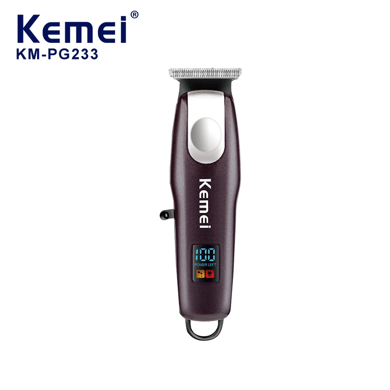 Kemei PG233 Electric Hair Clippers Barber For Men Rechargeable Home Hair Cutting Tools Professional Barber Cordless Hair Trimmer