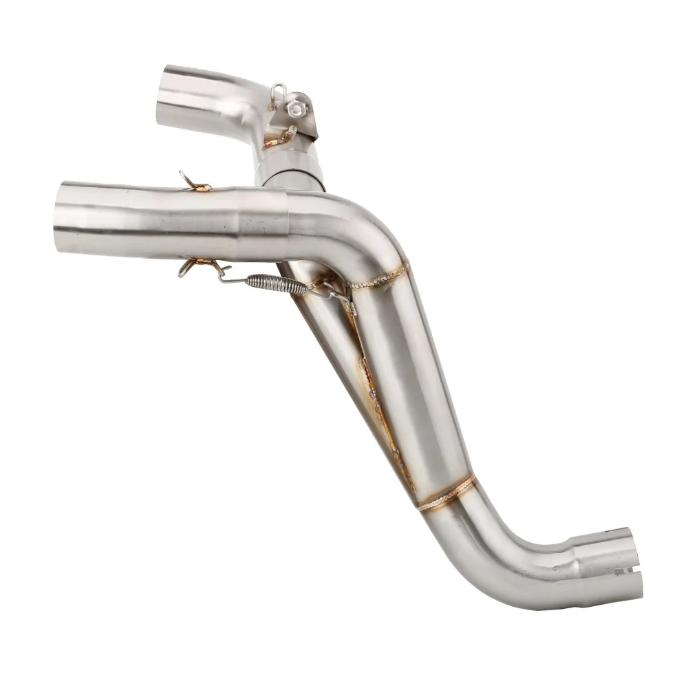 

Motorcycle Exhaust Muffler High Level Mid Link Pipe 51MM For Triumph Speed Triple 2011-2015 Speed Triple 1050 / R