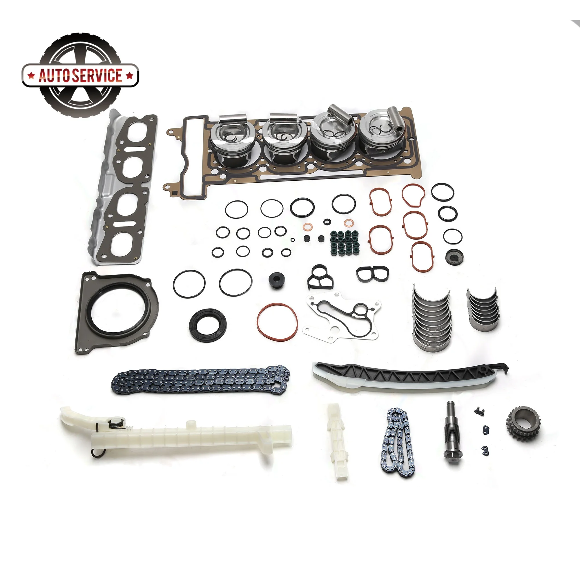 Engine Rebuild Kit Piston enlargement 0.50 Fit For BENZ C-CLASS Coupe T-Model W204 W205 C160 C180 R172 SLC M 274.910 A2740302317