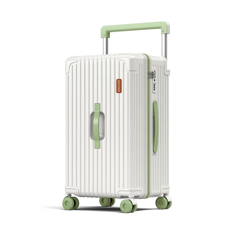 

Новая мода 26/28 дюймов чемодан на молнии на тележке женский 20-дюймовый borading Box мужской 24-дюймовый широкий стержень сумка для багажа на колесиках