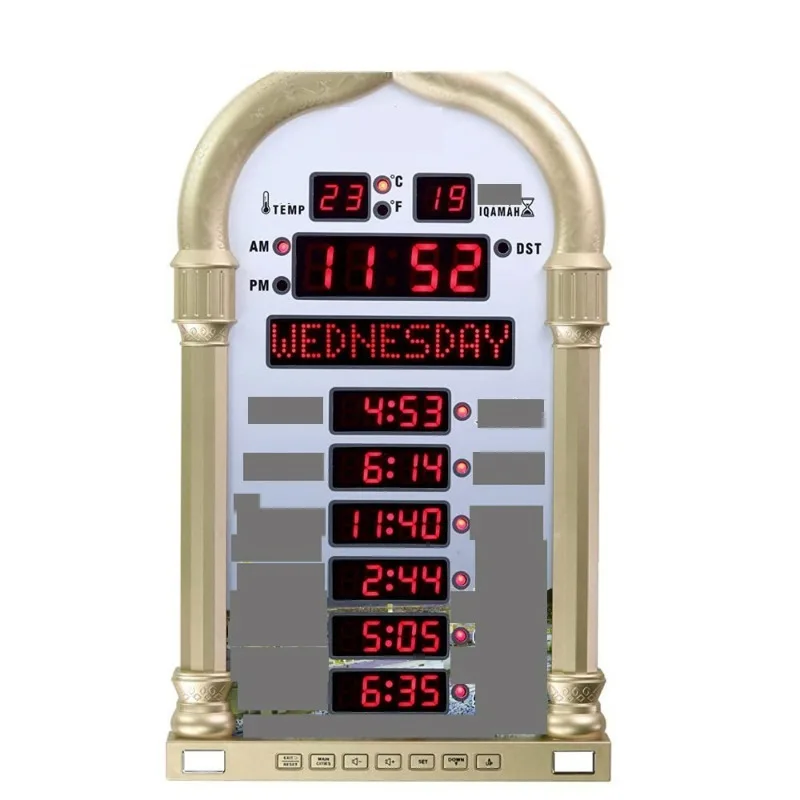 

Smart Digital Alarm Clock Perpetual Calendar Bluetooth Speaker Auto Date/Time Large LED Display