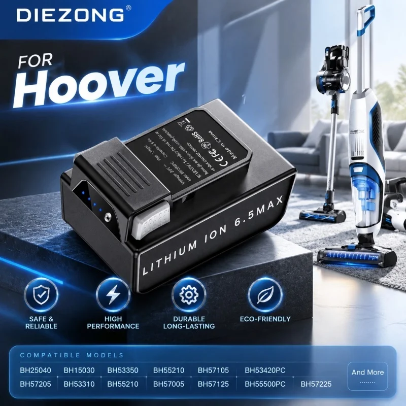 Lithium Battery Suitable for Hoover BH15030 BH25030 Handheld Electric Vacuum Cleaner Long-Lasting Battery Life  High‑Performance
